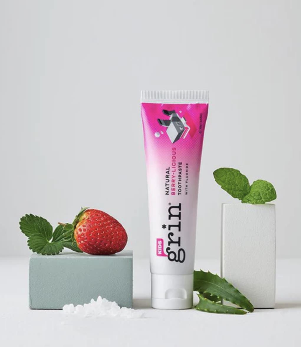 GRIN Kids Natural Toothpaste - Berrylicious