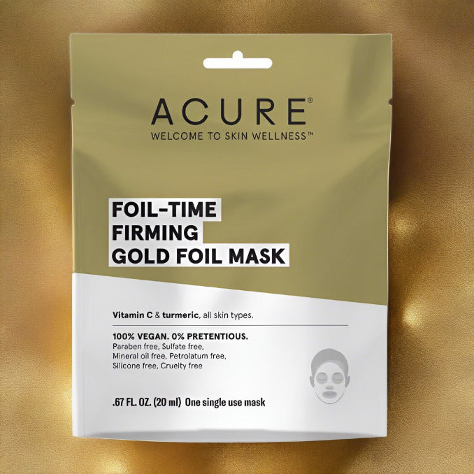 Acure Firming Gold Foil Mask - Lavender Living