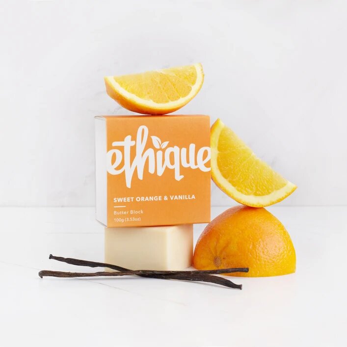 Ethique Body Butter Block - Sweet Orange & Vanilla - Lavender Living