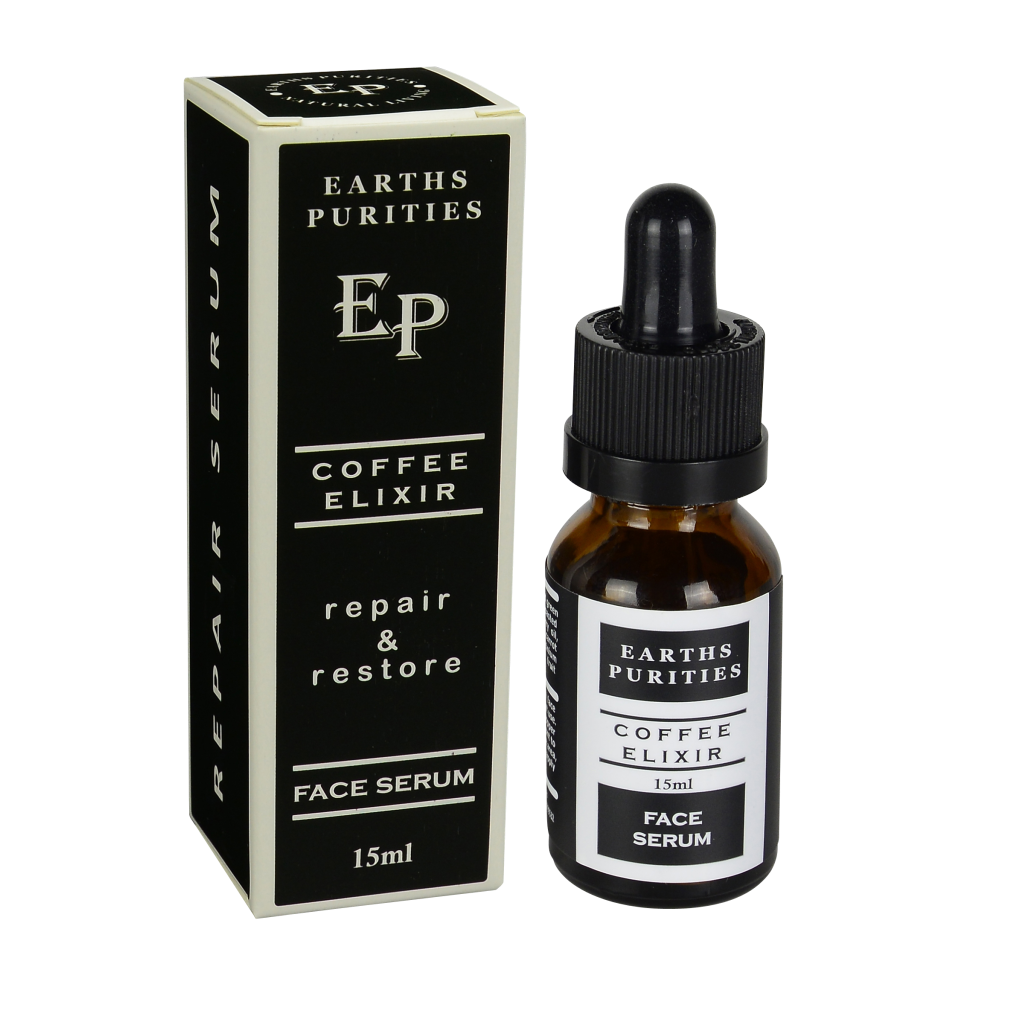 Earths Purities Coffee Elixir Face Serum - Lavender Living