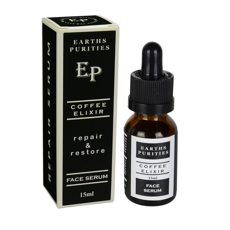 Earths Purities Coffee Elixir Face Serum - Lavender Living