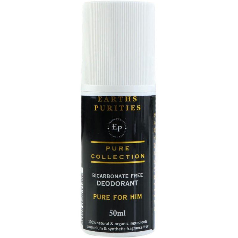 Earths Purities Pure Roll On Deodorant - For Him - Lavender Living