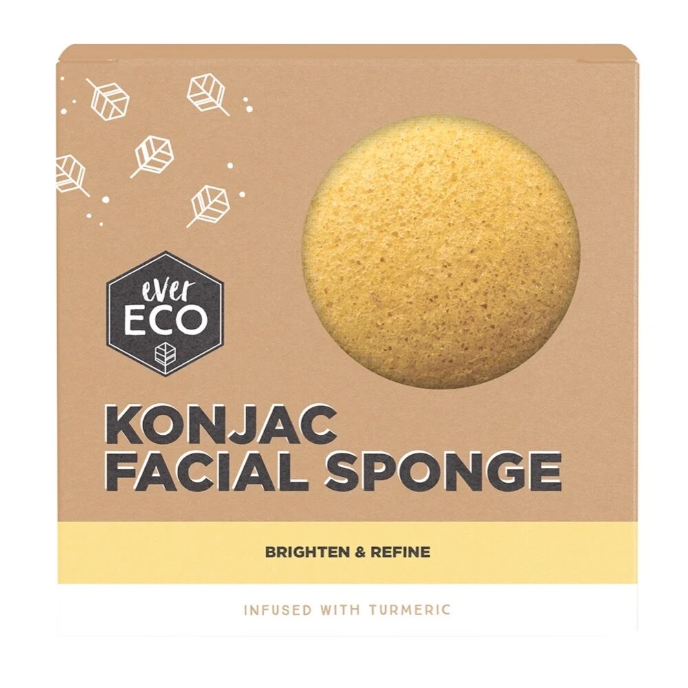 Ever Eco Konjac Facial Sponge - Brighten & Refine - Lavender Living