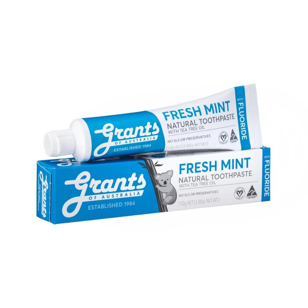 Grants Natural Toothpaste Fresh Mint with Fluoride - Lavender Living