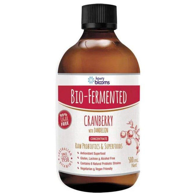 Henry Blooms Bio-Fermented Cranberry with Dandelion Concentrate - Lavender Living
