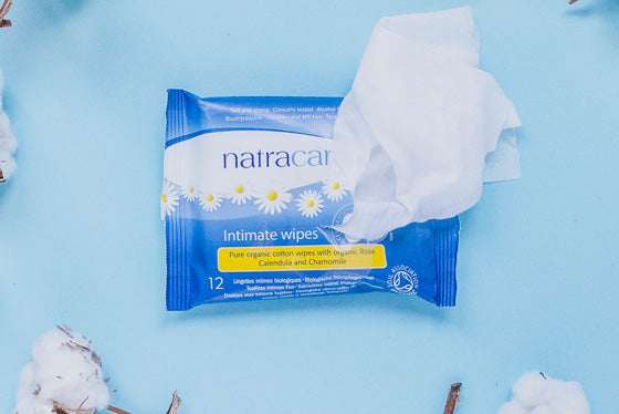 Natracare Organic Intimate Wipes - Lavender Living