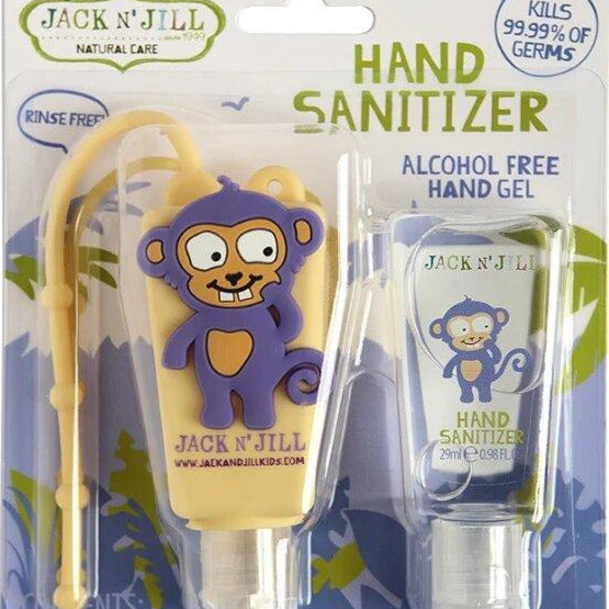 Jack N' Jill Hand Sanitiser - Monkey (2pc) - Lavender Living