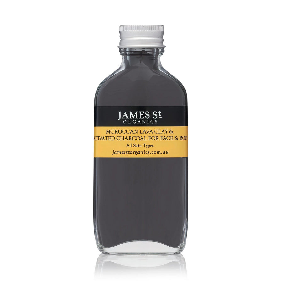 James St Organics Moroccan Lava Clay & Activated Carcoal - Lavender Living