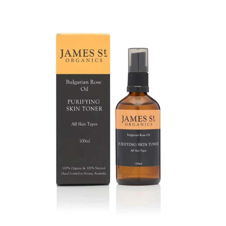 James St Organics Purifying Skin Toner - Bulgarian Rose Oil - Lavender Living