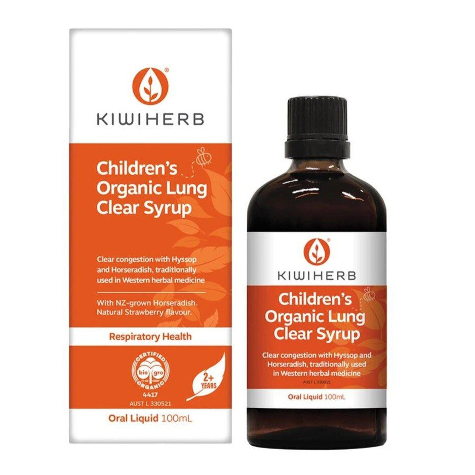 Kiwiherb Children's Organic Lung Clear Syrup - Lavender Living