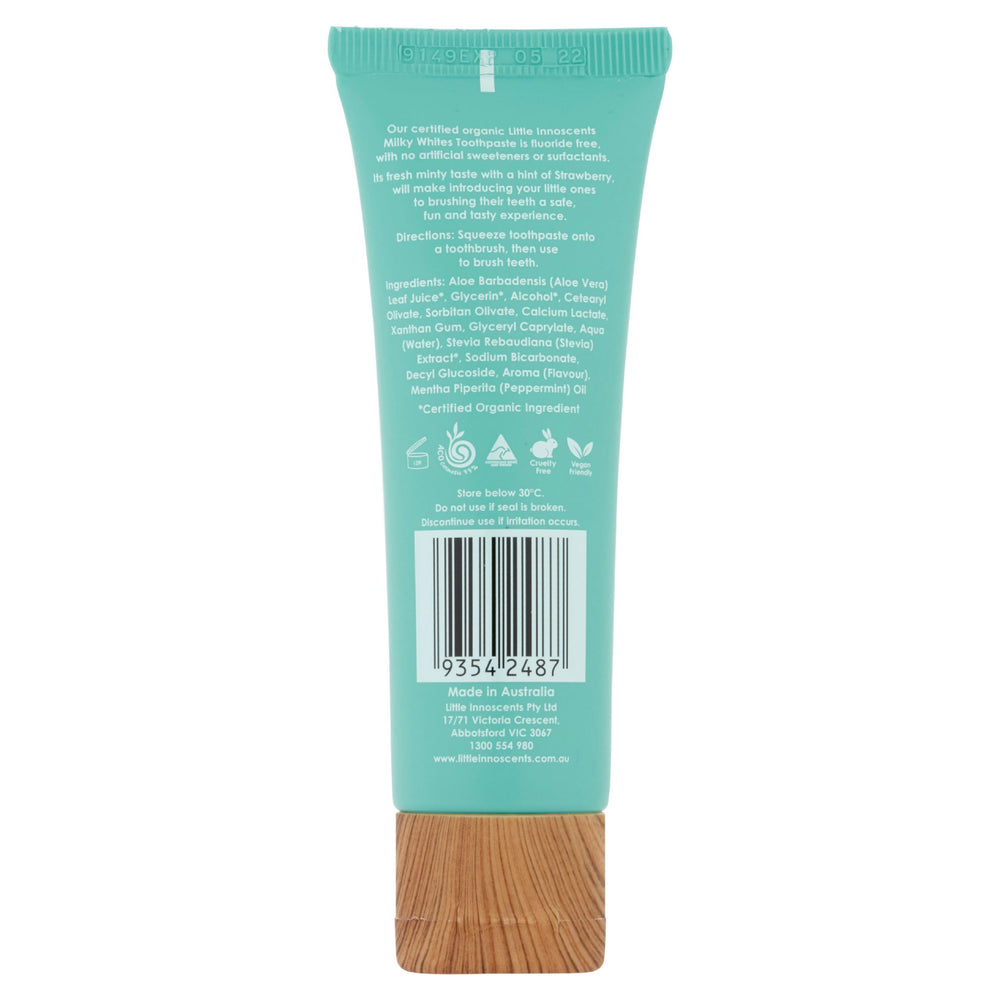 Little Innoscents Organic Milky Whites Toothpaste - Lavender Living