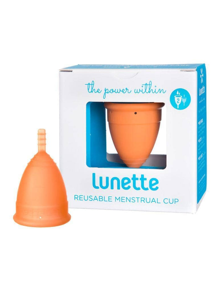 Lunette Reusable Menstrual Cup - Orange - Lavender Living