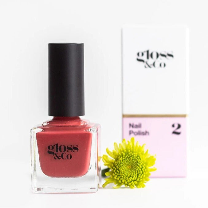 Gloss & Co Nail Polish - Marsala - Lavender Living