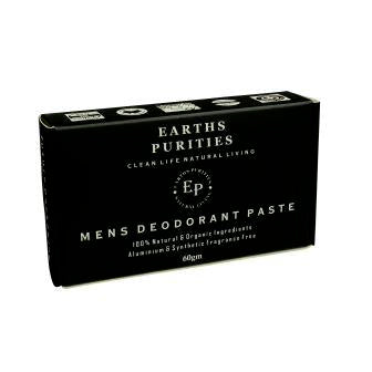 Earths Purities Men’s Natural Deodorant Paste - Lavender Living