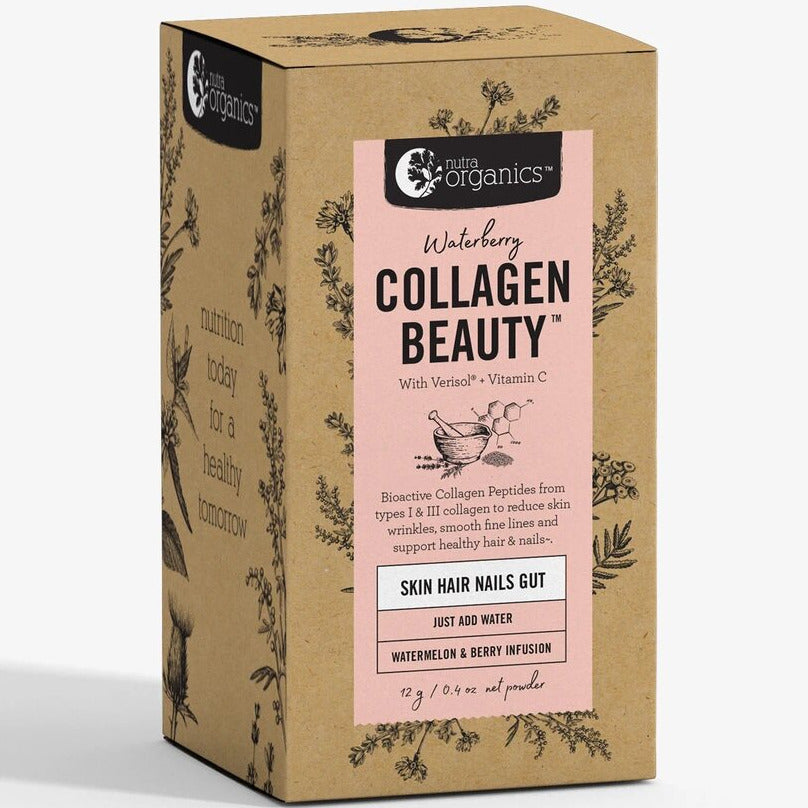 Nutra Organics Collagen Beauty Verisol + Vit C - Waterberry - Lavender Living