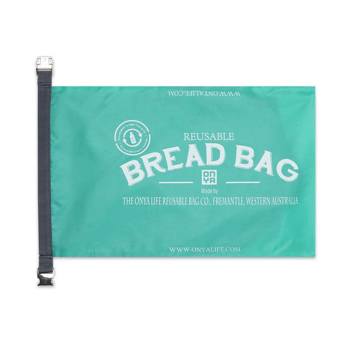 Onya Reusable Bread Bag - Aqua - Lavender Living