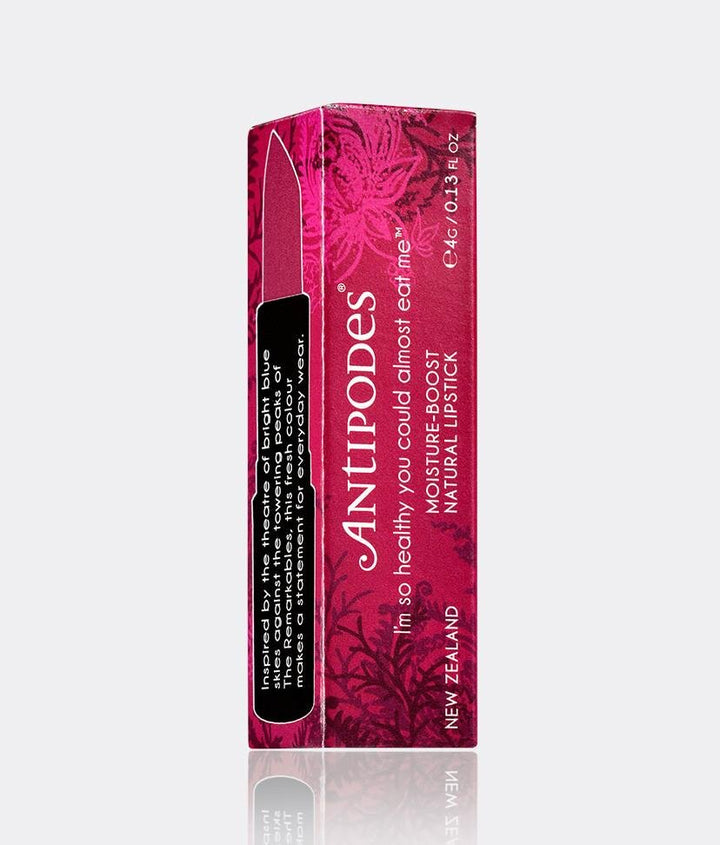 Antipodes Moisture-Boost Natural Lipstick - Remarkably Red - Lavender Living