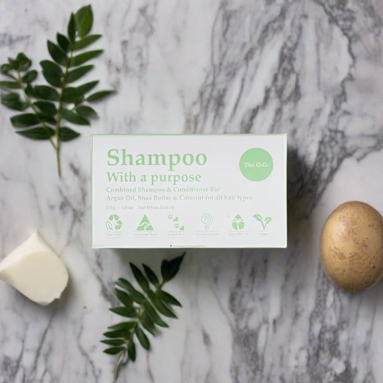 Shampoo With A Purpose Shampoo & Conditioner Bar - Normal Hair - Lavender Living