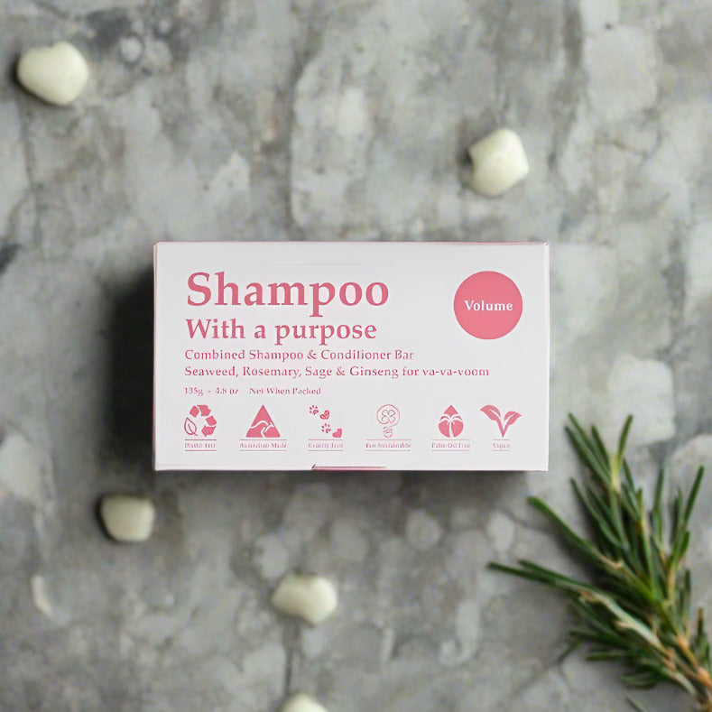 Shampoo With A Purpose Shampoo & Conditioner Bar - Extra Volume - Lavender Living