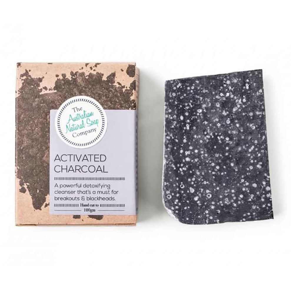 The ANSC Face Soap Bar - Activated Charcoal - Lavender Living