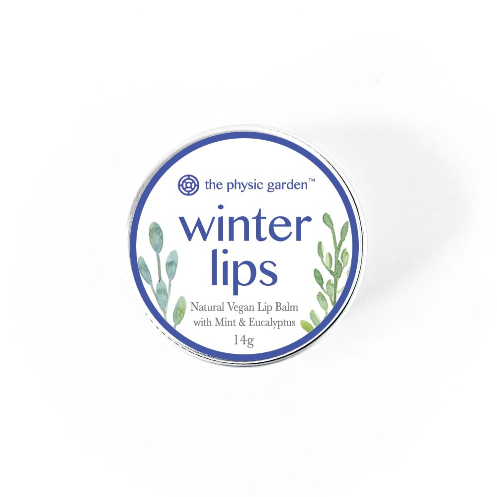 The Physic Garden Lip Balm - Winter Lips - Lavender Living