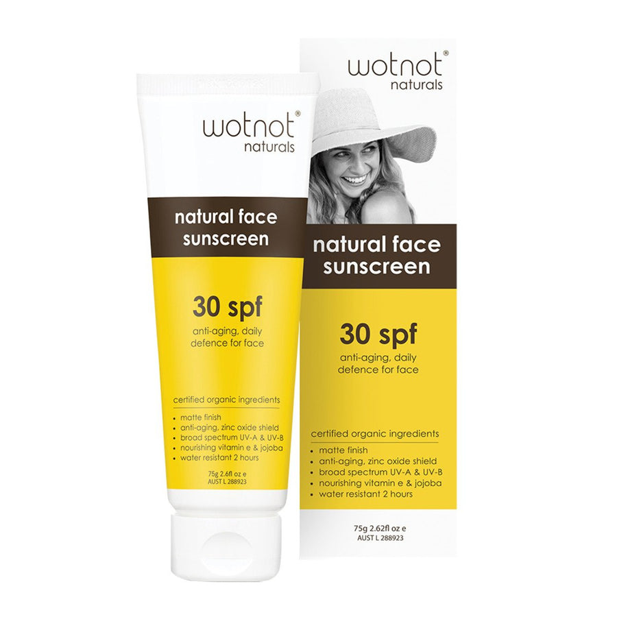 Wotnot Natural Face Sunscreen SPF 30 - Lavender Living