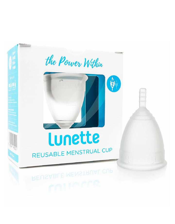 Lunette Reusable Menstrual Cup - Clear - Lavender Living