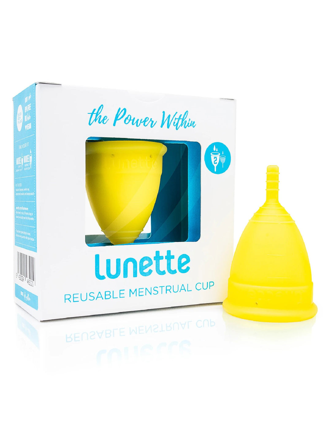 Lunette Reusable Menstrual Cup - Yellow - Lavender Living